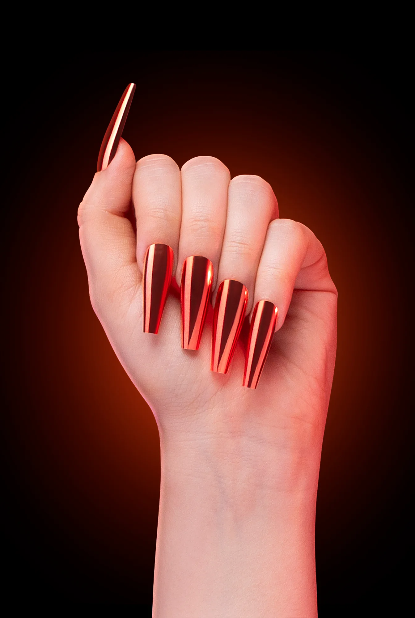 CRIMSON MOON PRESS ON NAILS - Image 3