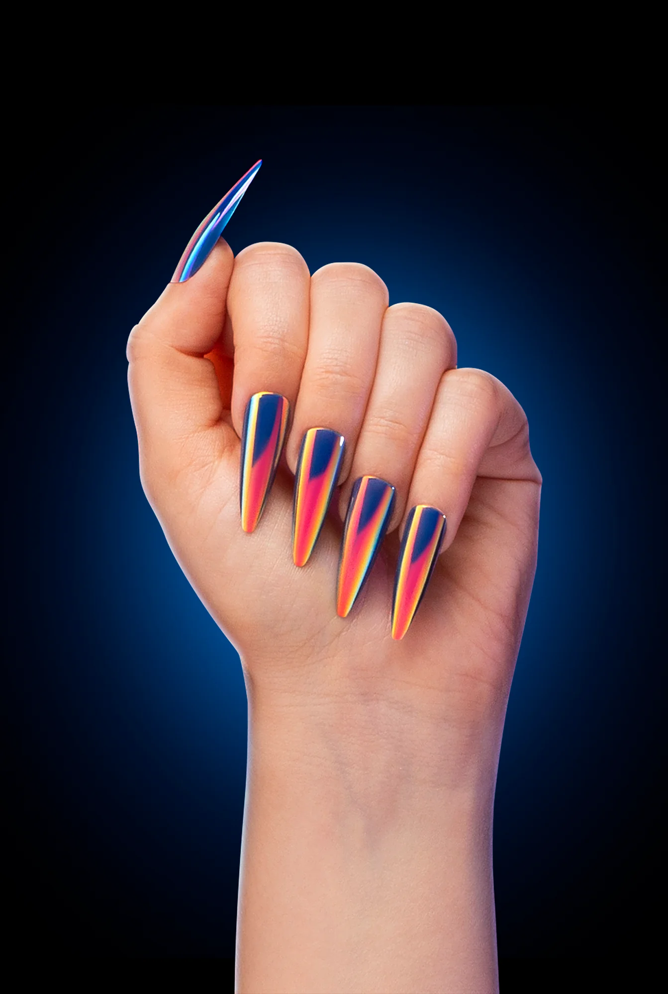 INFERNO MOON PRESS ON NAILS - Image 3
